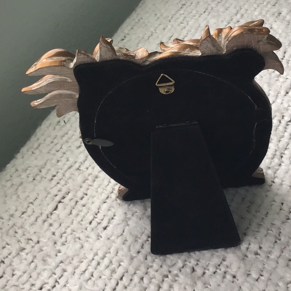 Oval ceramic palm tree photo frame - Picture 2 of 5